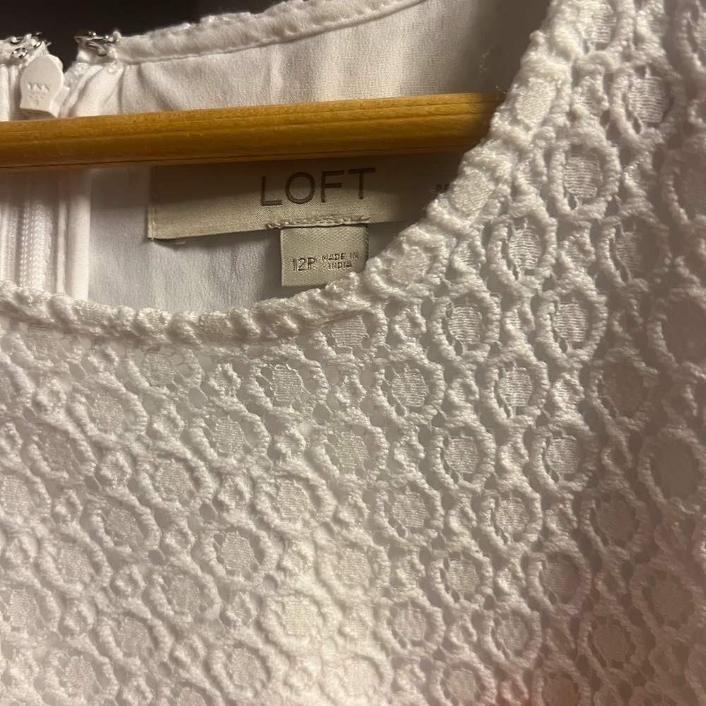 White lace dress